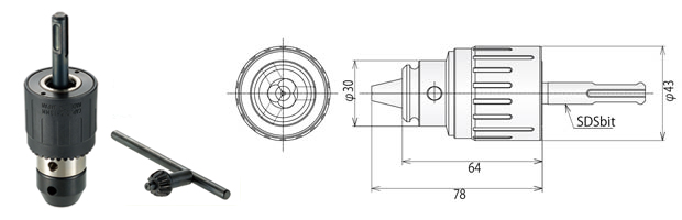 Hammer Drill Chucks HC13